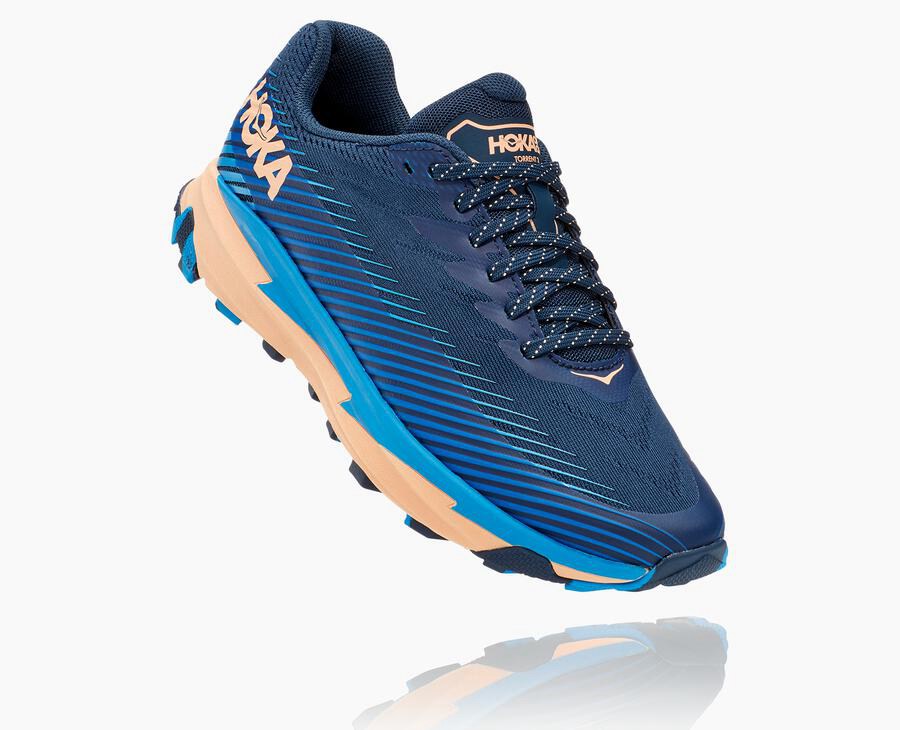 Hoka Torrent 2 - Women's Trail Shoes - Blue - UK 903NAYXLP